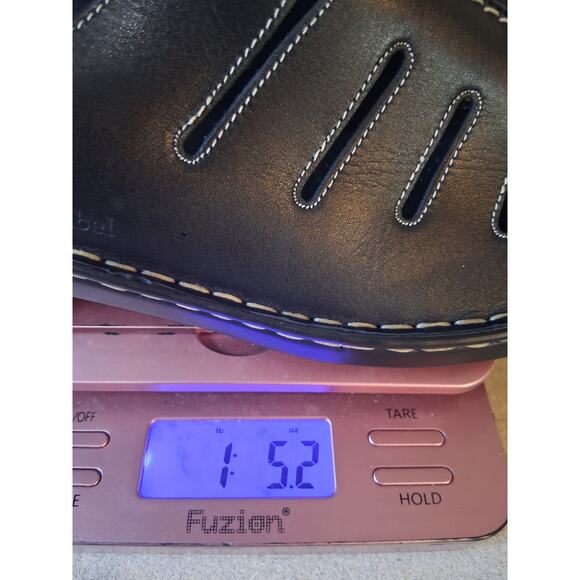 Josef Seibel Shoes Size 43 (11) Black Leather Slipon Sandals Excellent Condition - Picture 10 of 10